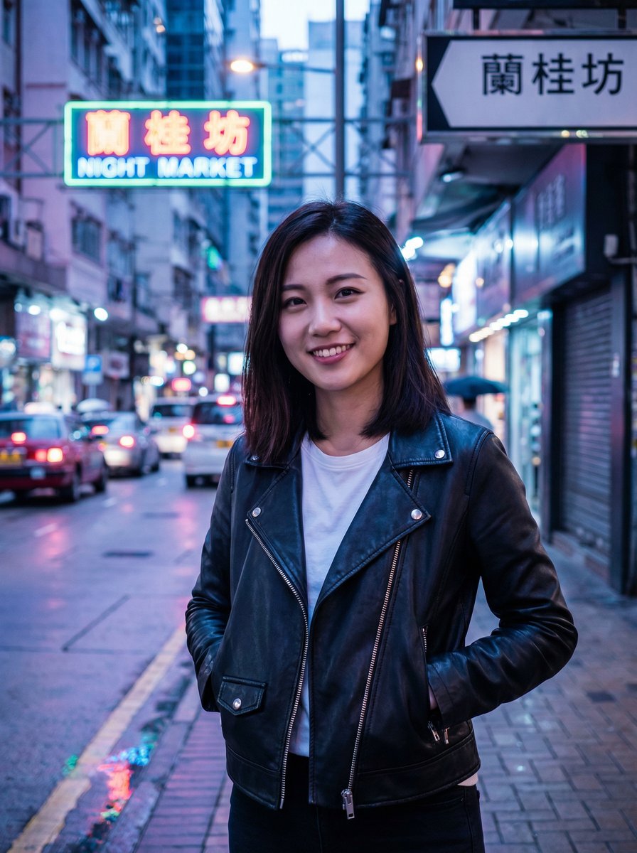 捷克街头鞠婧祎社区美图